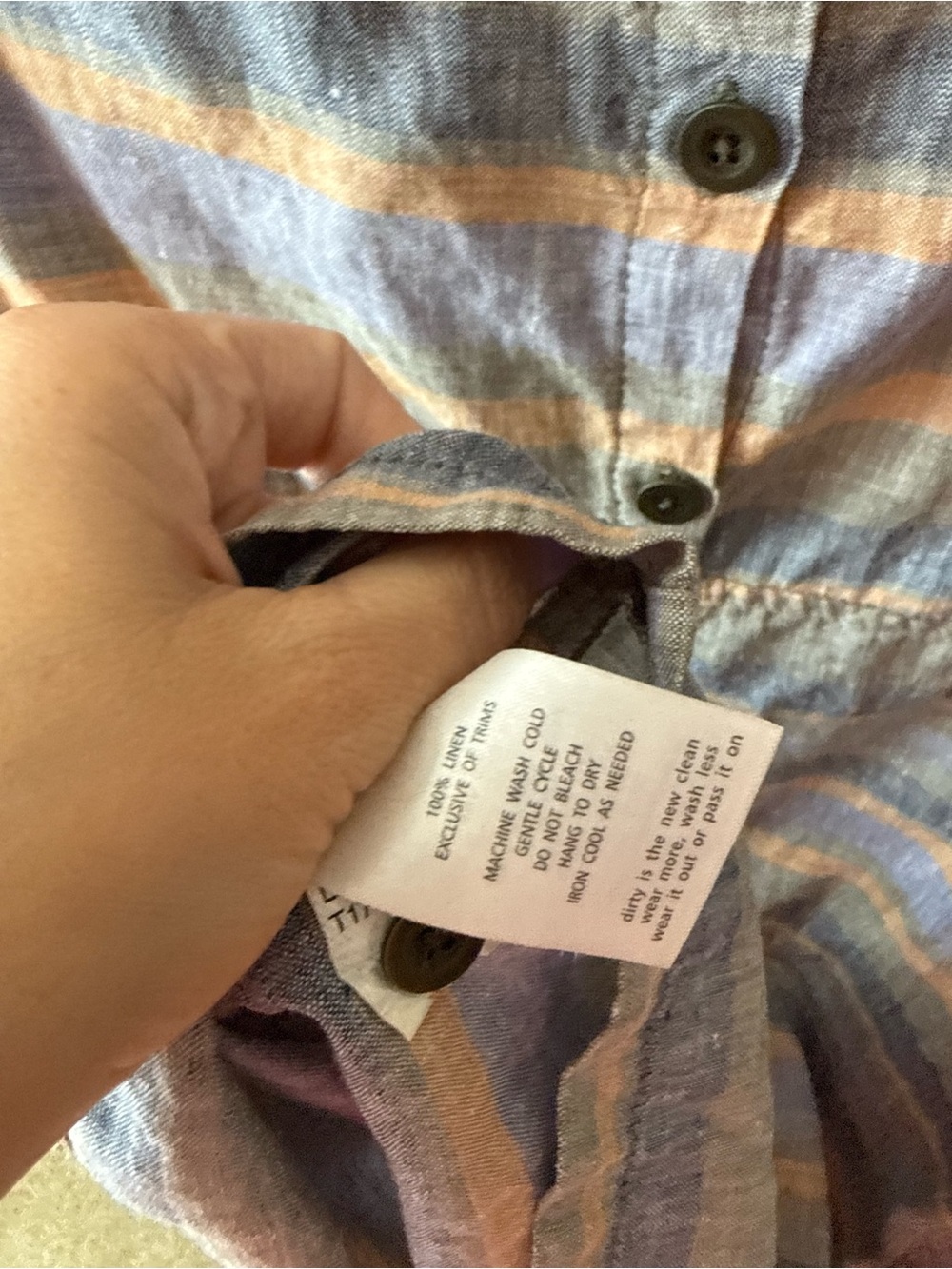 Toad&Co Striped Linen Linette Dress size M - Picture 6 of 6